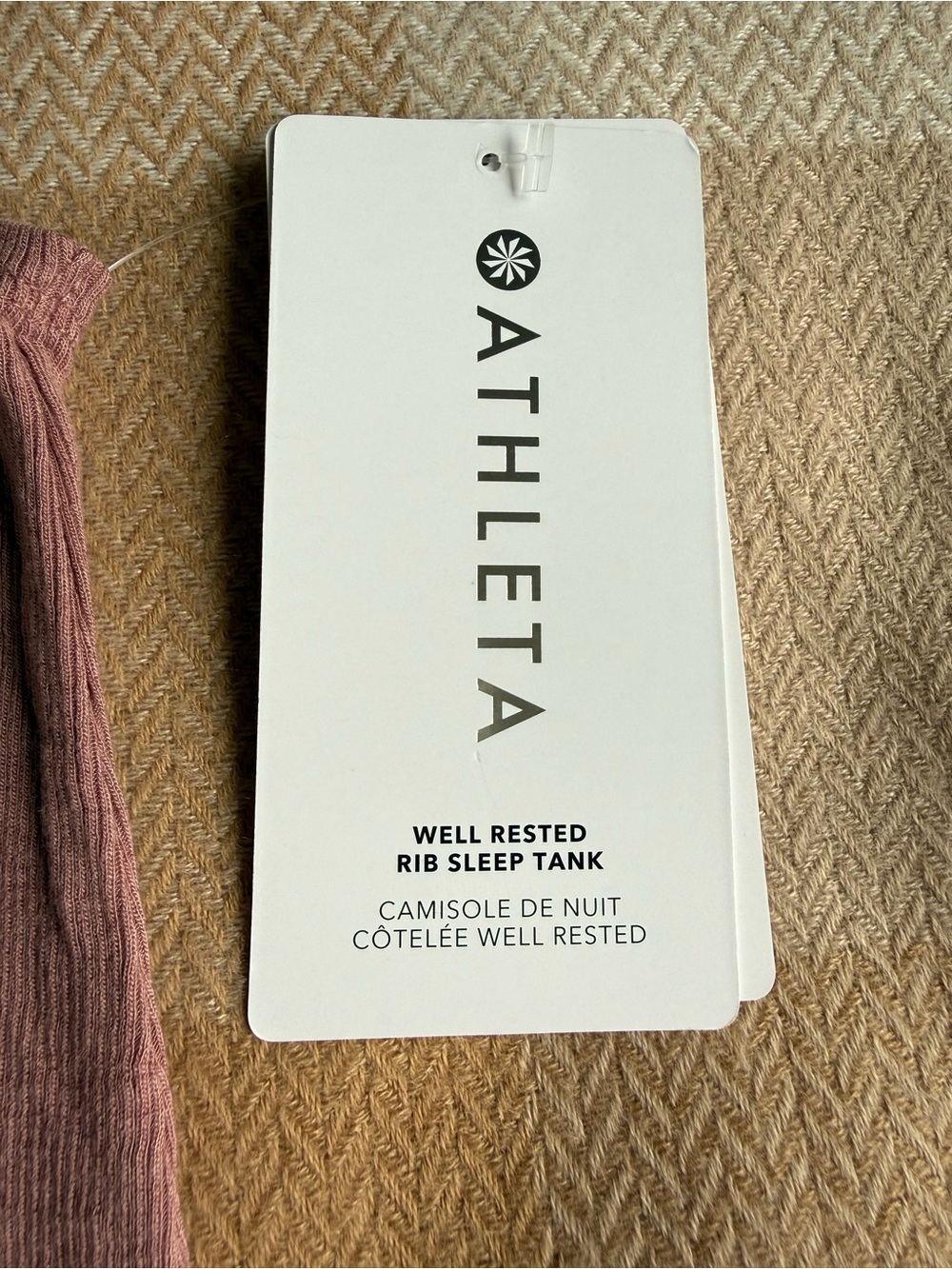 Athleta - NWT Well Rested Ribbed Sleep Tank Size Medium - Picture 3 of 6